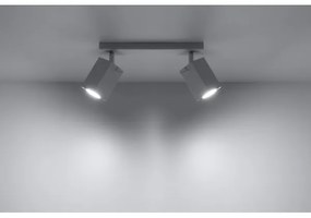 Faretto MERIDA 2 2xGU10/40W/230V bianco