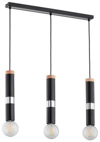 Lampadario a sospensione con filo GAMBIT 3xE27/60W/230V