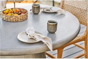 Tavolo da pranzo da giardino rotondo in ceramica ø 60 cm Bonnet – House Nordic