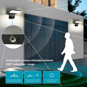 Immax 08513L - Lampada da parete LED per esterni con sensore MODERN LED/18W/230V IP65