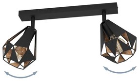 Eglo 43716 - Faretto CARLTON 2xE27/40W/230V