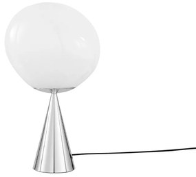 Tom Dixon - Melt Cone Fat Lampada da Tavolo Opal/Silver Tom Dixon