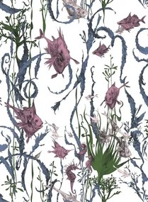 Edmond Petit Carta da parati Jardin Marine - RM115-02 - Rose