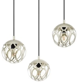 Eglo 99073 - Lampadario a sospensione con filo MIRTAZZA 3xE27/60W/230V