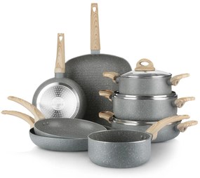 Batteria pentole 11 pezzi Mrs Wood