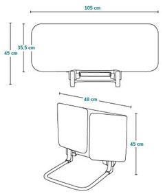 Lionelo - Barriera di sicurezza per letti LORA grigio