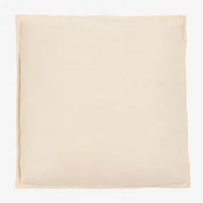 Cuscino quadrato (45x45 cm) Zak Beige Crema - Sklum