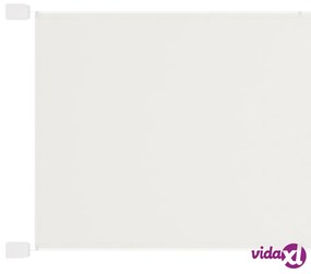 vidaXL Paravento Verticale Bianco 60x360 cm Tessuto Oxford