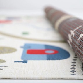 Tappeto per bambini , 123 x 180 cm Little Camper - Nattiot