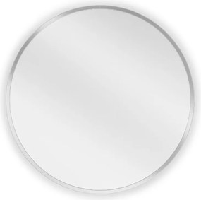 Mexen Loft specchio da bagno rotondo 50 cm, cornice inox - 9850-050-050-000-10