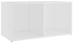 Mobili porta tv 2 pz bianco 72x35x36,5 cm in legno multistrato