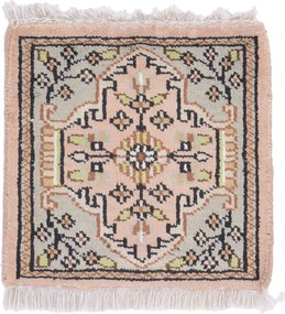 Agra Tappeto orientale 30x30 (Indian) Annodato A Mano