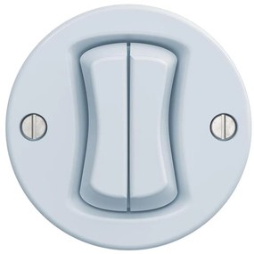 Kliklap - Interruttore seriale vintage senza cornice n.5 blu