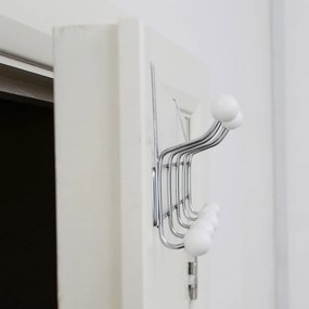 Appendiabiti in metallo argentato 40,5 cm Jaxen - Premier Housewares