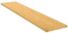 Scaffale A Parete 100x20x1,5 Cm İn Bambù /