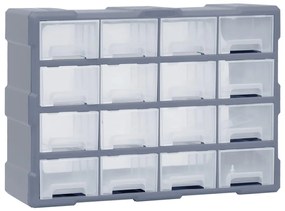 Mobile Contenitore Con 16 Cassetti Medi 52x16x37 Cm /