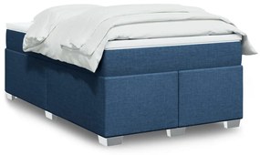 Giroletto A Molle Con Materasso Blu 120x190 Cm İn Tessuto /