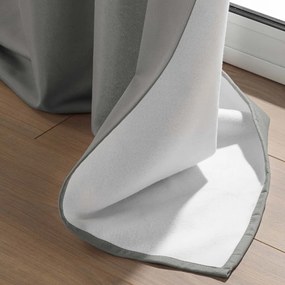 Tenda fonoassorbente in microfibra grigia 135x260 cm Micropolar - douceur d'intérieur