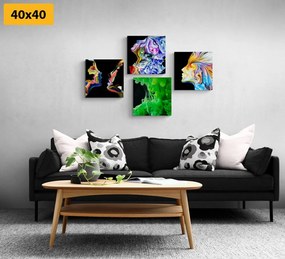 Set di quadri – Astrazione multicolore
