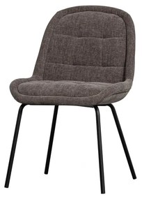 Sedie da pranzo in set grigie in velluto 2 pz Crate – WOOOD