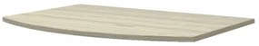 Top per lavabo Vague BADEN HAUS L 69 x H 1.6 x P 51 cm rovere sbiancato mdf