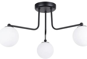 Sollux SL.1662 - Lampadario a sospensione con supporto rigido ASTRAL 3xG9/8W/230V nero
