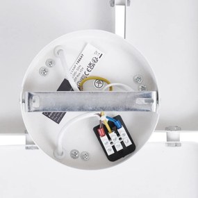 Lampada da parete di design bianca a 3 luci - Planes