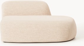 Chaise lounge in bouclé Wolke