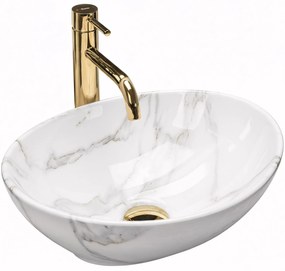 Lavabo da appoggio Rea Sofia Shiny Aiax