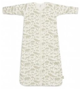 Jollein - Sacco a pelo 2in1 6-18 mesi 3 TOG Animals Olive Green