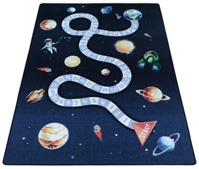Tappeto per bambini blu scuro 140x200 cm Play Space – Ayyildiz Carpets