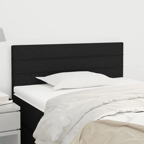 Testiera Nera 100x5x78/88 Cm İn Tessuto /