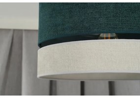 Duolla - Lampadario a sospensione con filo DOUBLE 1xE27/15W/230V diametro 40 cm verde/grigio
