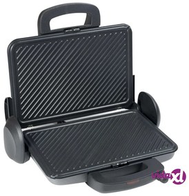 Bestron Griglia a Contatto Viva Italia ACG380 1800 W Grigio 31x22 cm