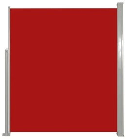 Tendalino Laterale per Patio Terrazzo 160 x 300 cm Rosso