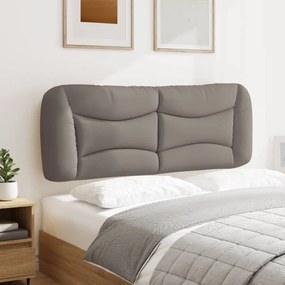 Cuscino testiera tortora 120 cm in tessuto