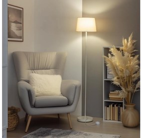 Brilagi - Lampada da terra LED CERIA 1xE27/40W/230V Ø 30 cm beige/bianco