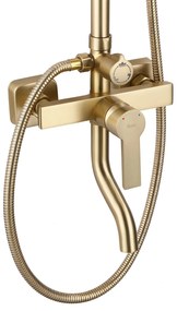 Set doccia REA ARGUS GOLD BRUSH