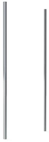 Pannello laterale per box doccia Slimline L 90 x H 195cm, Sp. 6 mm profilo in alluminio argento anodizzato