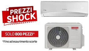 Condizionatore a muro monosplit inverter ARISTON PRIOS wifi 9000 BTU classe raffreddamento A++, classe di riscaldamento A+, bianco