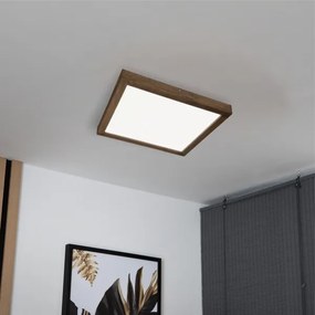 Brilagi-LED Plafoniera da bagno WOODY FRAME LED/50W/230V 60x60 cm IP44 rovere noce