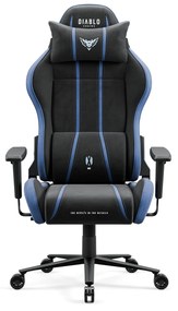 Sedia gaming in tessuto Diablo X-One 2.0, Normal Size, Night Blue