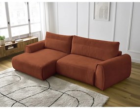 Divano angolare arancione Aden – Bobochic Paris