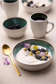 Ciotolina bianca/verde in gres 400 ml Gastro White/Green – Bitz