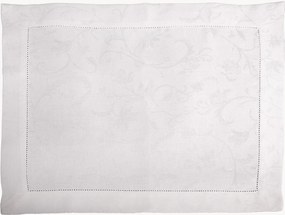 Set di 6 tovagliette americane in lino con bordino jacquard Minija