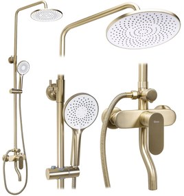 Set doccia REA DROP Brush Gold