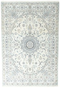 Nain Tappeto 210x300 Beige (Iran) Annodato A Mano
