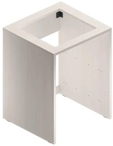 Mobile lavanderia Jnka in truciolare legno noce P 66 x L 70 x H 92 cm
