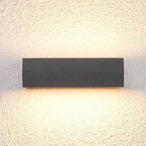 Lucande Lampada da parete per esterni LED Lissi angolare