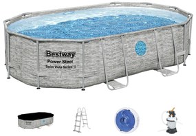 Piscina 488x305x107 cm Power Steel Swim Bestway